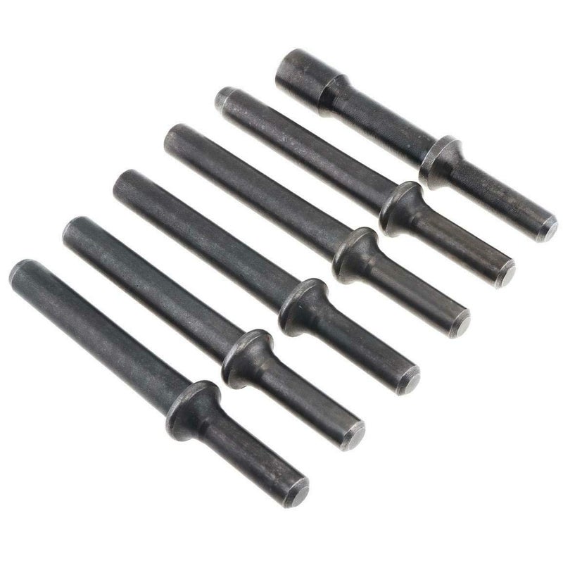 DELE 7 Pcs Air Hammer Rivet Bit Set, Dele 0.401 Shank Smoothing Pneumatic Air Rivet Hammer Tools Kit with Spring - Image 5